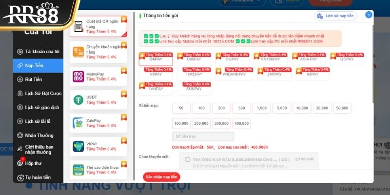 Lưu ý quan trọng cho thành viên lần đầu gửi vốn